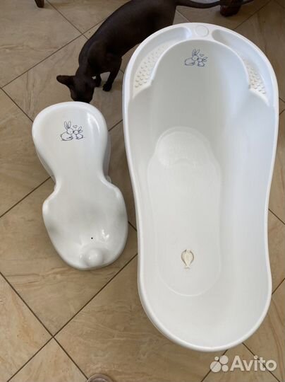 Ванночка и горка для купания