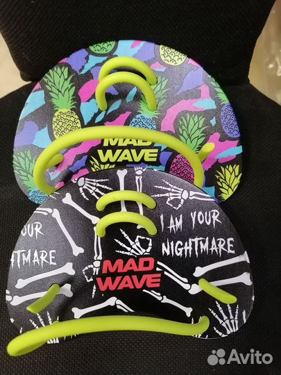 Лопатки для плавания mad wave
