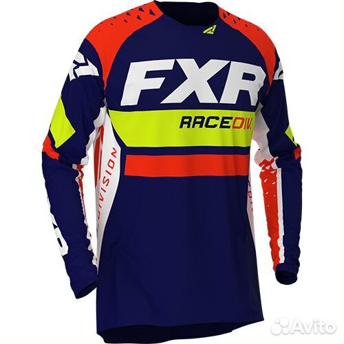 Джерси FXR revo MX jersey Navy/Hi Vis/Nuke Red 203