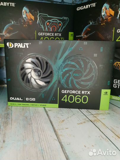 Видеокарта Palit GeForce RTX 4060 dual