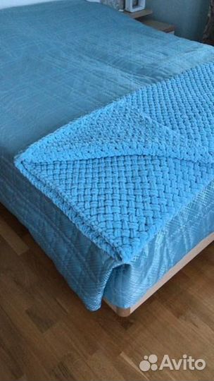 Плед детский вязаный ручная работа