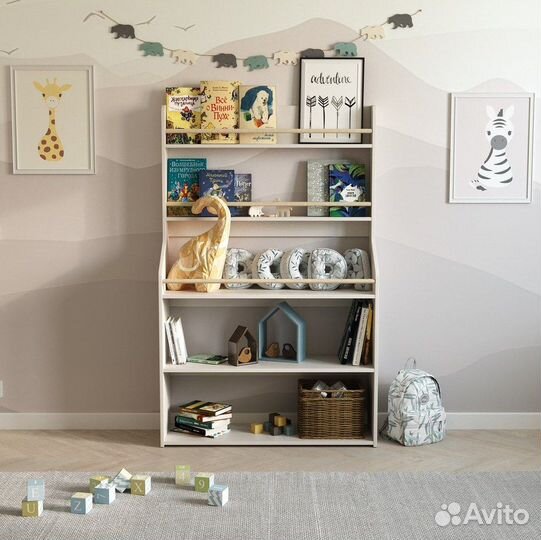 Стеллаж для книг детский Bummi 6 Монтессори