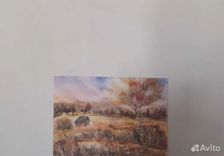 Картина акварелью: 