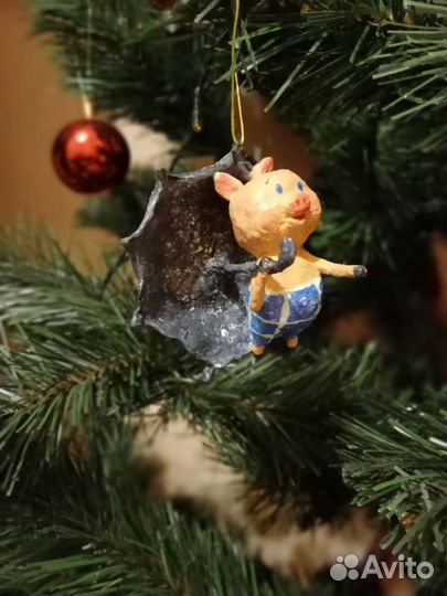 Новогодние ёлочные игрушки, ручная работа