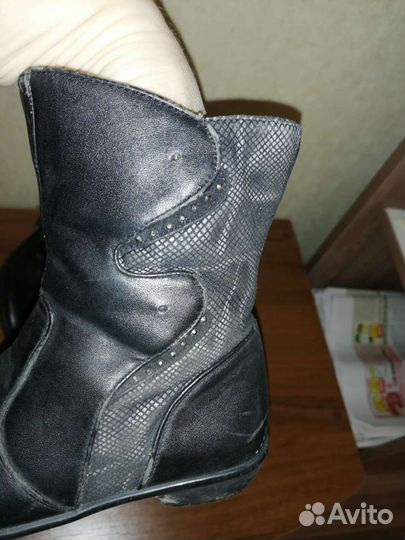 Полусапожки Tom.m кожа натуральная осенние