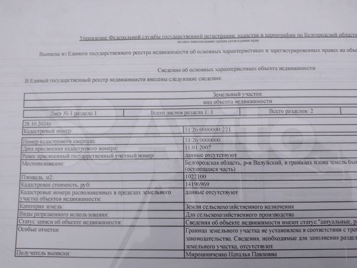 Участок 6,5 га (СНТ, ДНП)