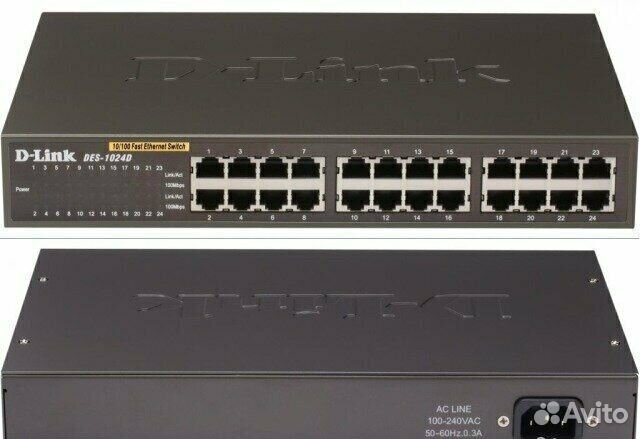 Коммутатор D-Link DES-1024D
