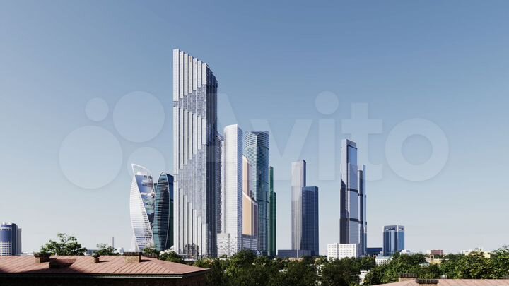 Квартира-студия, 45,7 м², 26/85 эт.