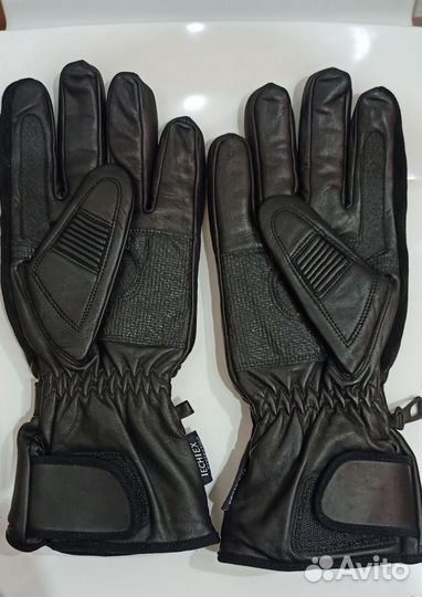 Мото- Перчатки кожаные