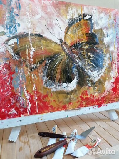 Интерьерная картина Холст масло мастихин