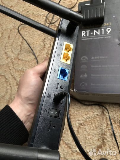 Wifi роутер asus rt-n19