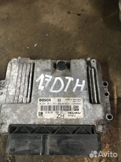 Блок управления на опель астра Н 1.7 TDH