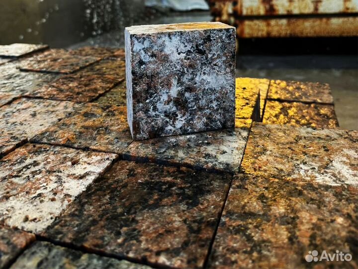 Брусчатка полнопил 100*100*50 из Красногорского