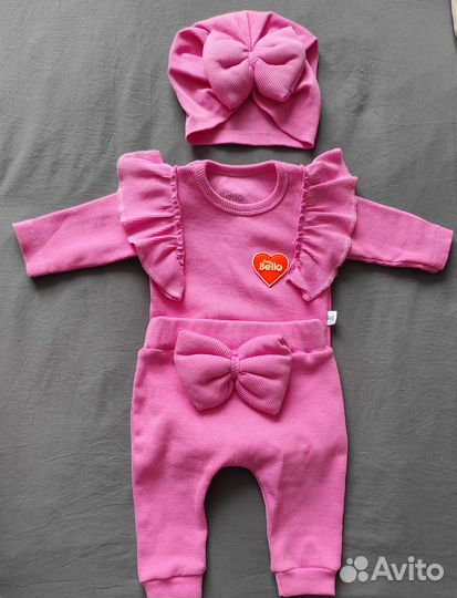 Пакет вещей на девочку 56, 62 размер