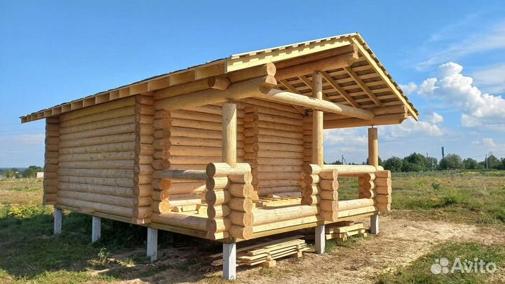 Строительство домов из бревна