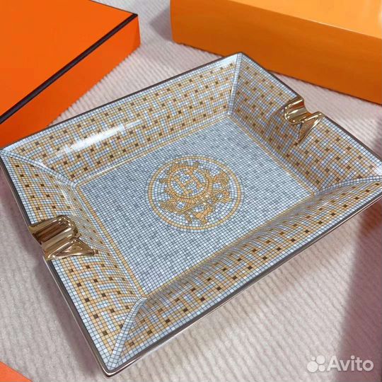Hermes mosaique AU 24 пепельница монетница тарелка