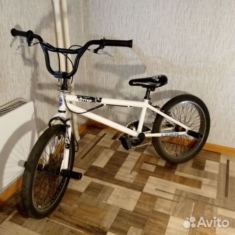 Трюковой велосипед bmx бмх 20 колёса белый цвет