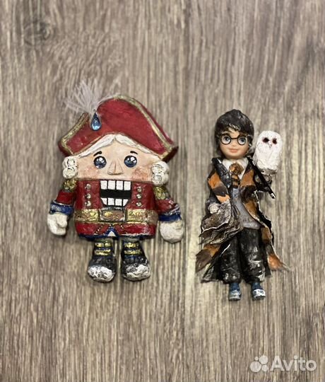 Ватная игрушка щелкунчик и гарри поттер