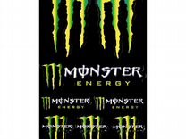 Наклейки для мотоцикла Monster Energy Большие бук