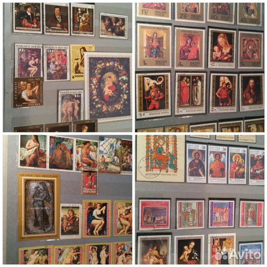 Марки. Искусство. Альбом 518 шт