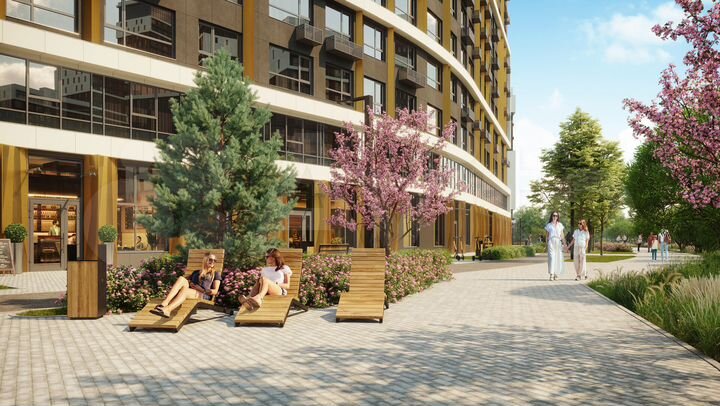 2-к. квартира, 96,4 м², 2/16 эт.