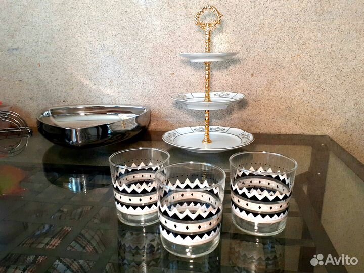 IKEA Стаканы бокалы для виски, сока, новые 3 штуки