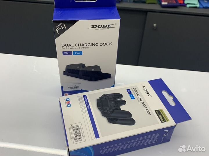 Зарядная станция ps4 черный TP4-002