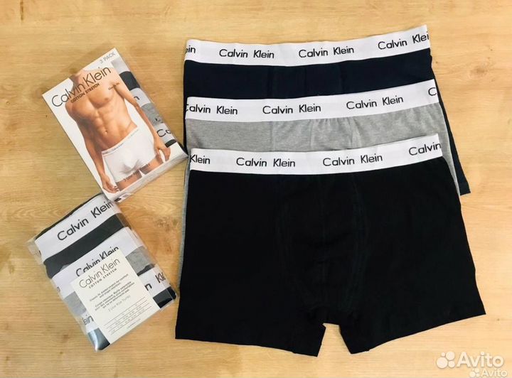 Трусы мужские боксеры calvin klein