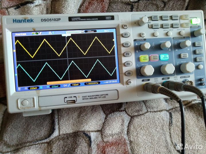 Осциллограф двухканальный Hantek DSO5102P