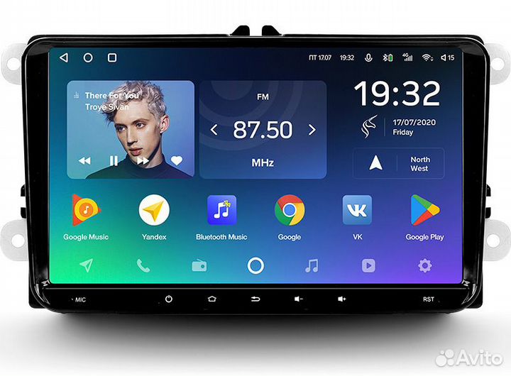 Магнитола android 13 дюймов 4gb/64gb