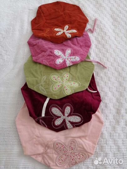 Шапка детская девочковая, хлопковая(бирет)