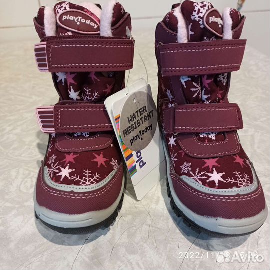 Ботинки зимние для девочки