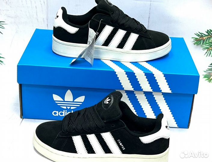 Кроссовки Adidas Campus 00s Black Люкс