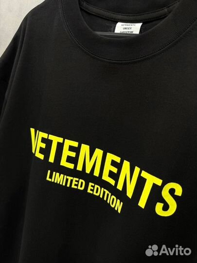 Футболка vetements мужская