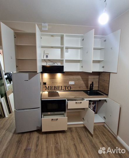 Кухня в новостройку прямая