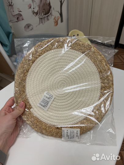 Салфетки сервировочные плетеные