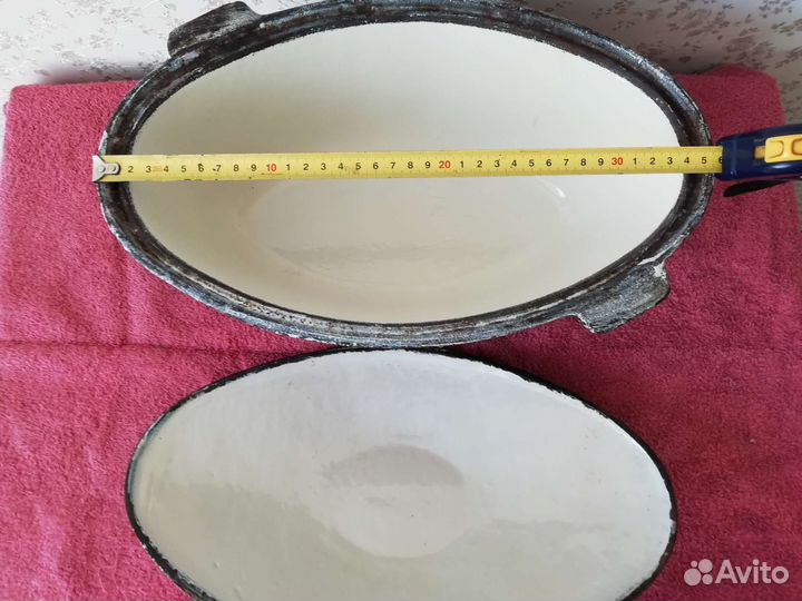 Утятницы чугунные, эмалированные СССР