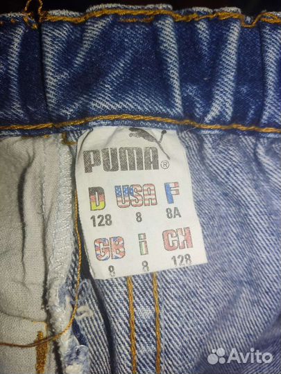 Джинсы настоящие, puma из 90х