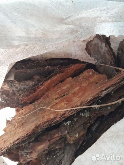 Кора сосны для мульчирования