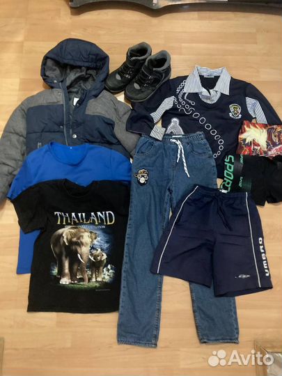 Пакет вещей на мальчика 7-8 лет
