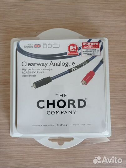 Межблочный кабель Chord Company Clearway