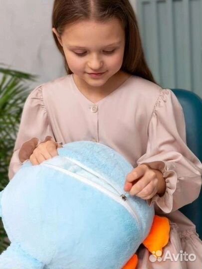 Мягкая игрушка с пледом