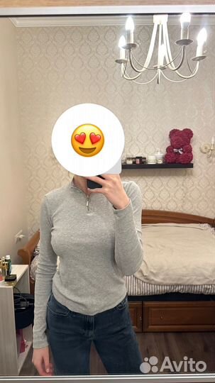 Водолазка серая женская