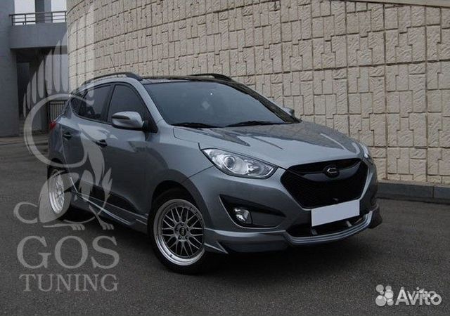 Хендай ix35 тюнинг фото Накладка передняя NefDesign Hyundai IX35 / Tucson купить в Домодедово Авито