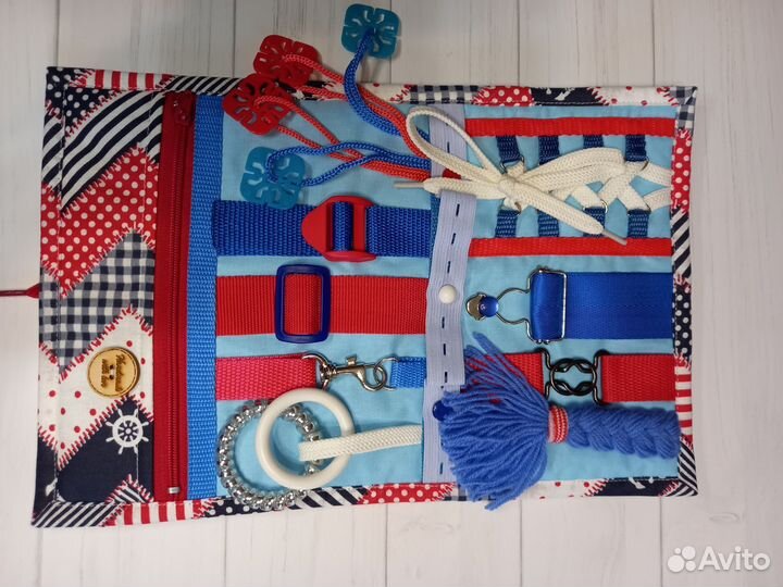 Тактильная обучающая доска по Монтессори