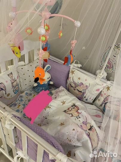 Бортики в кроватку