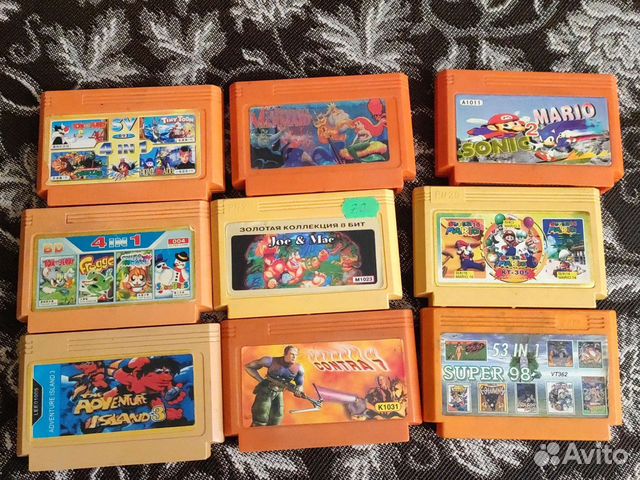 Катриджи для dendy