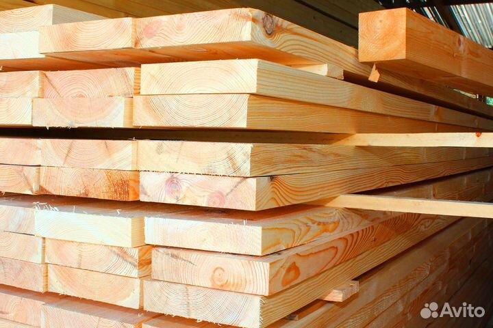 Доска от производителя, сосна 25х100х6000мм
