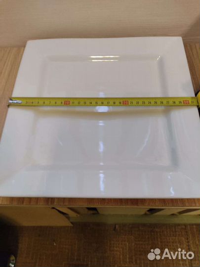 Тарелка квадратная Fortuna Австрия, тарелка Дулево