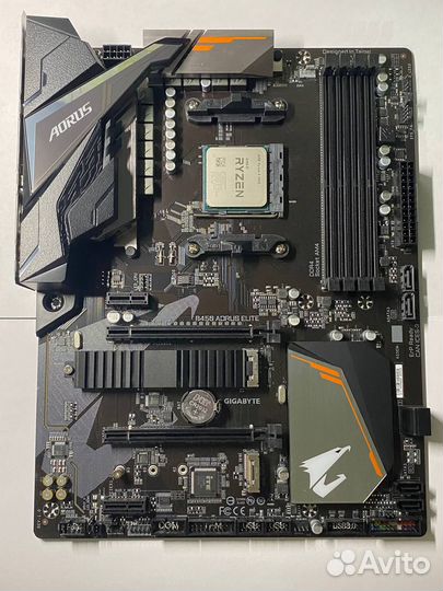 Материнская плата Aorus Elite B450